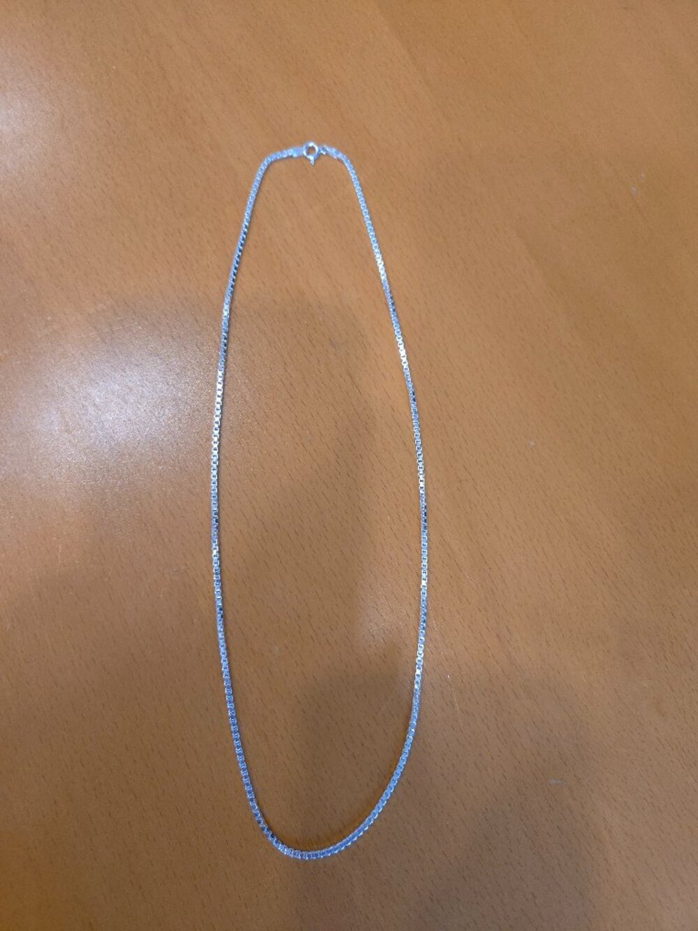 20" 925 Sterling Silver Box Chain/ Necklace